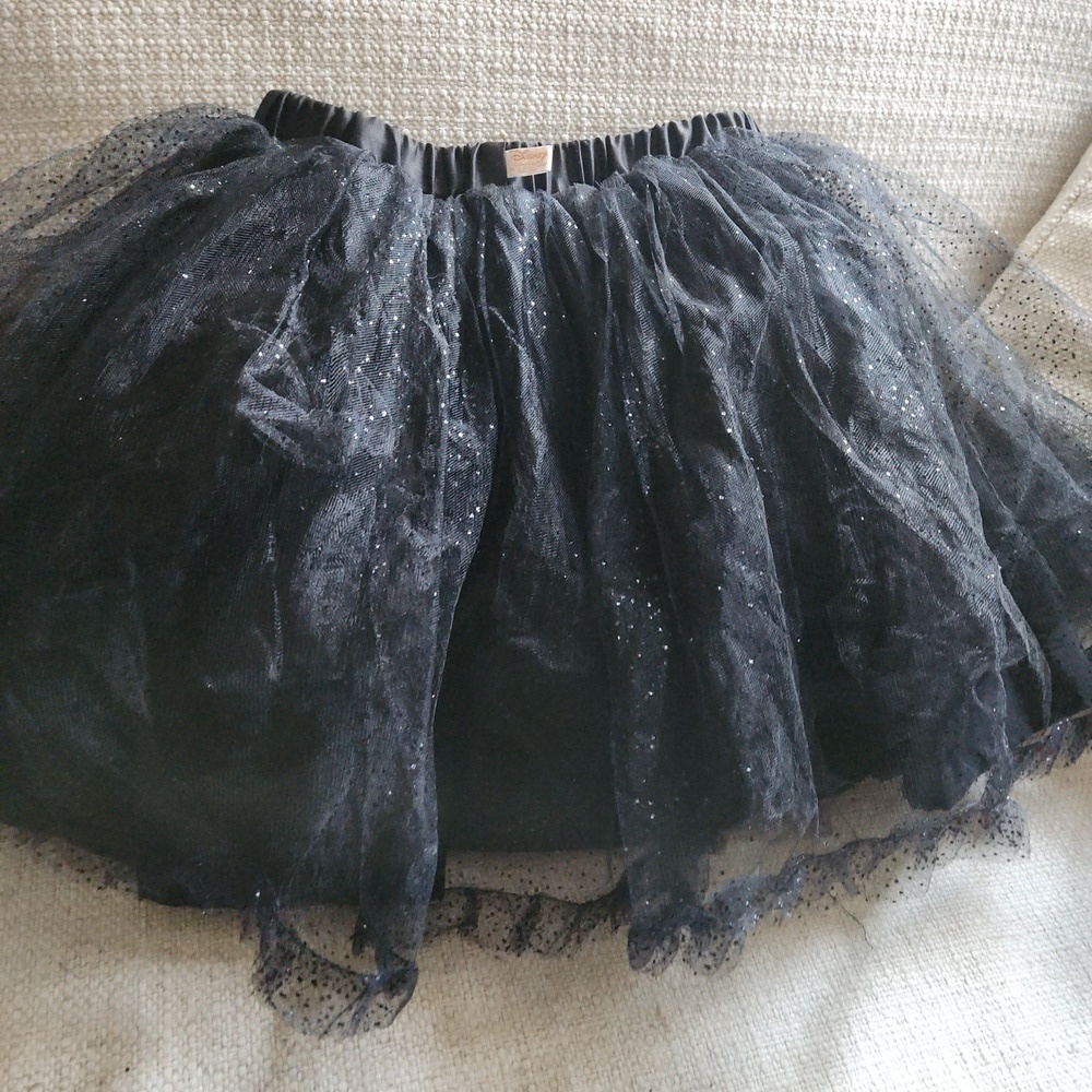 Disney Black sparkle tutu size 7/8 girls
